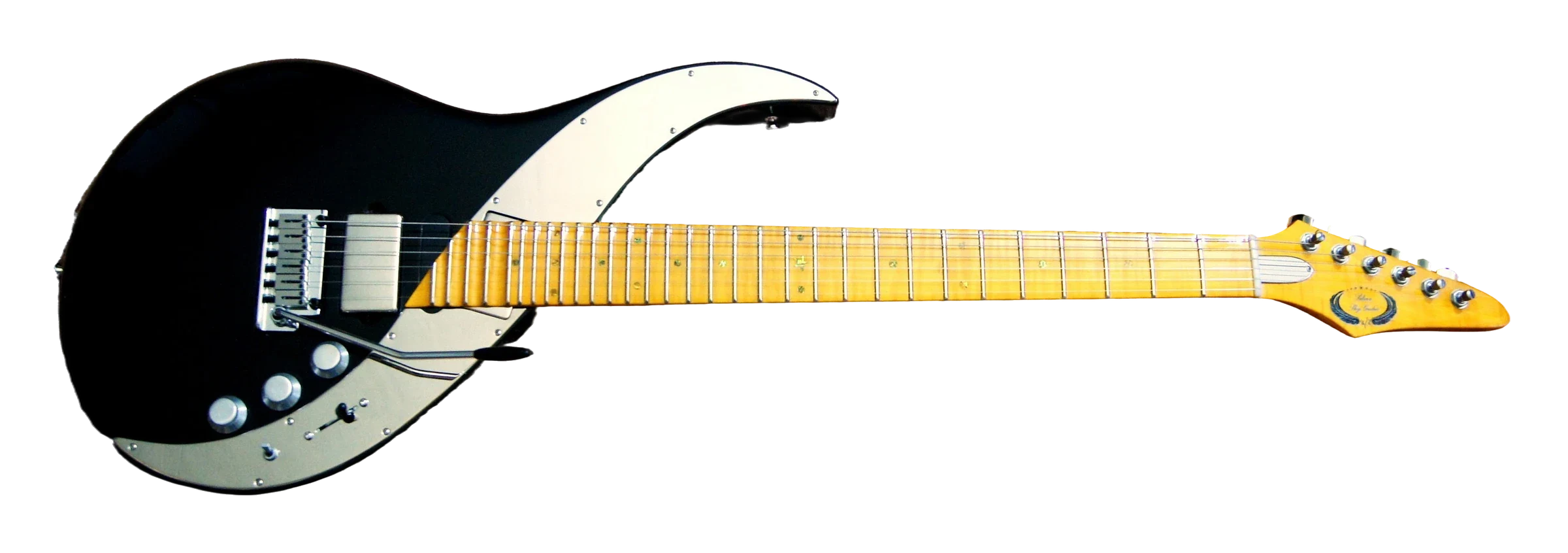 Zeno Sky, Sky Guitar de Uli Jon Roth, recortada sobre fondo oscuro